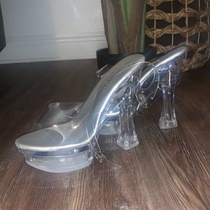 Clear Stripper Heels  // Size 7.5  Brand New Comes with White Box
